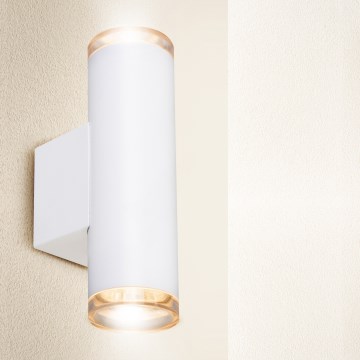 Brilagi - SELE AQUA Bathroom Wall Spotlight 2x GU10/30W/230V IP44, White