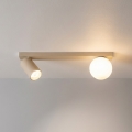 Brilagi - SELE BALL spotlight 1xGU10/30W/230V + 1xG9/10W beige