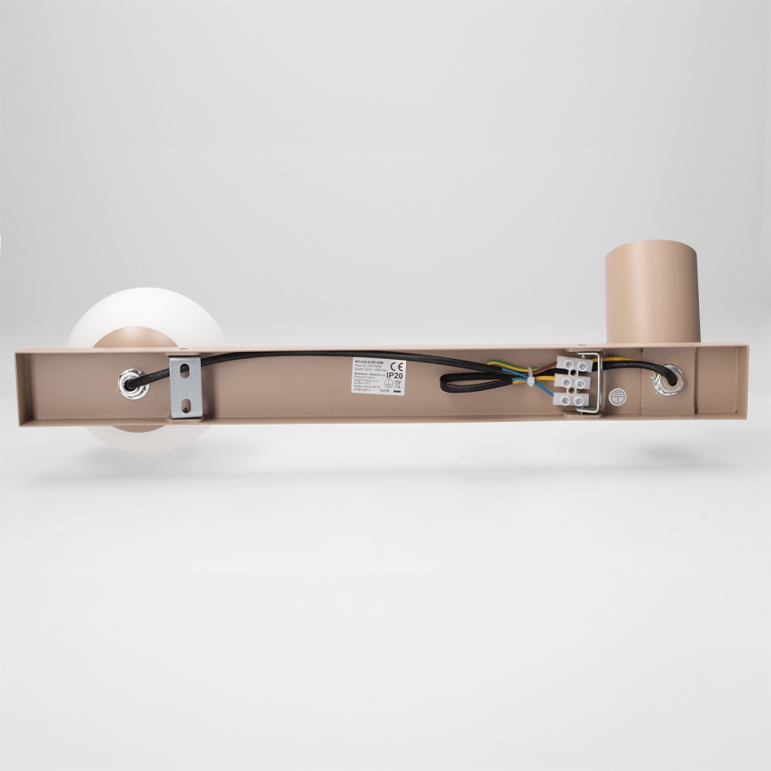 Brilagi - SELE BALL spotlight 1xGU10/30W/230V + 1xG9/10W beige
