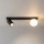 Brilagi - SELE BALL Spotlight 1xGU10/30W/230V + 1xG9/10W Black