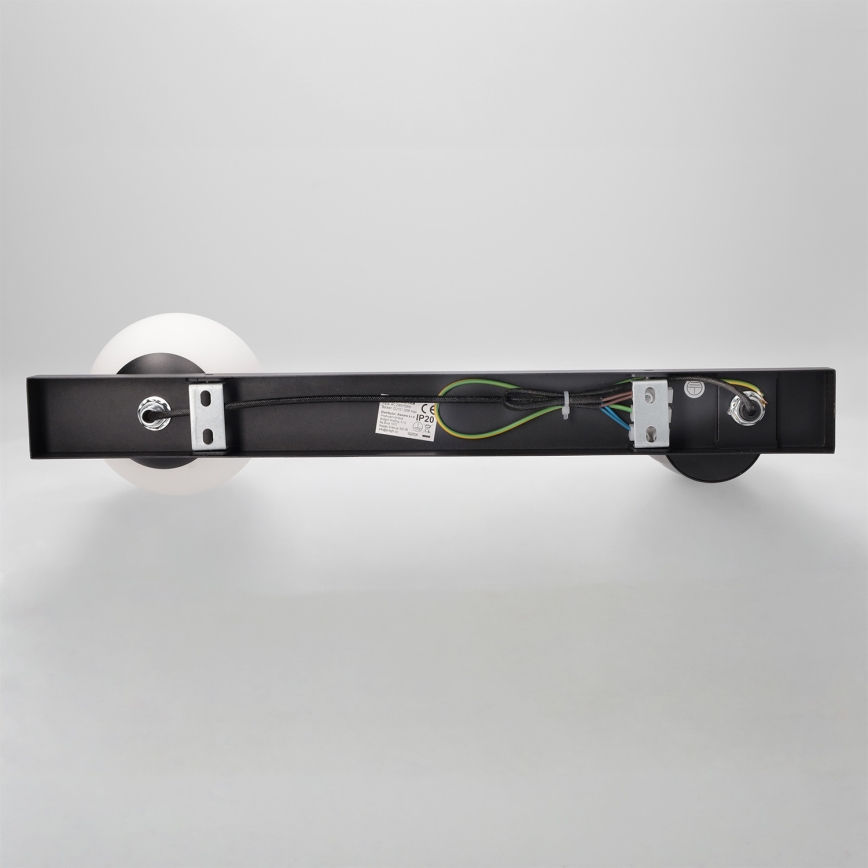 Brilagi - SELE BALL Spotlight 1xGU10/30W/230V + 1xG9/10W Black