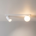 Brilagi - SELE BALL spotlight 1xGU10/30W/230V + 1xG9/10W white