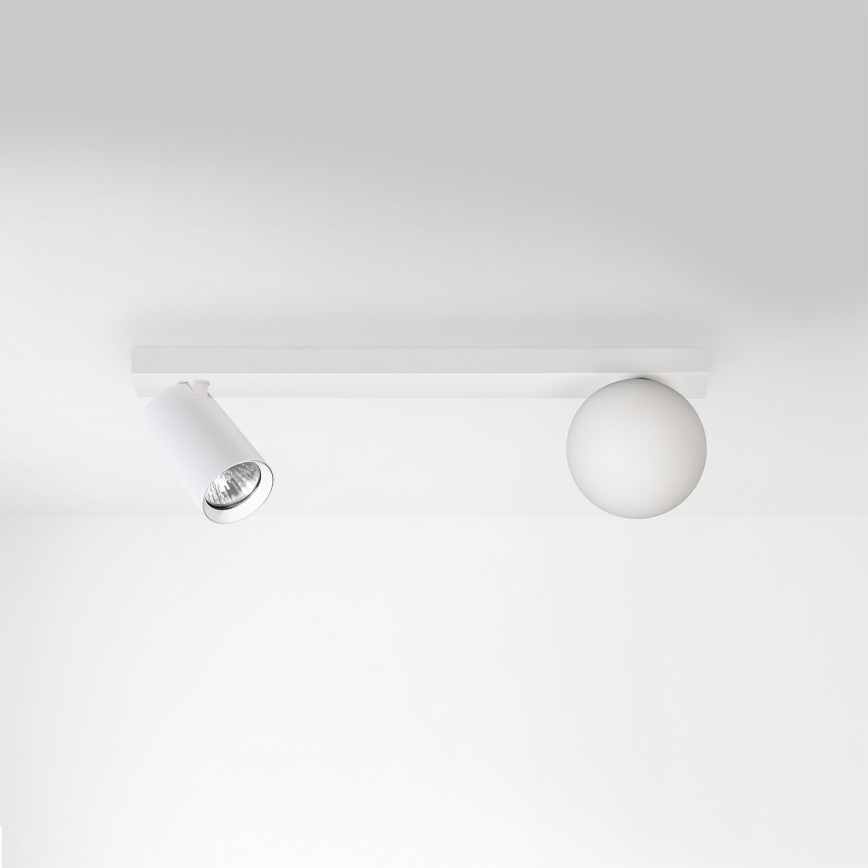 Brilagi - SELE BALL spotlight 1xGU10/30W/230V + 1xG9/10W white