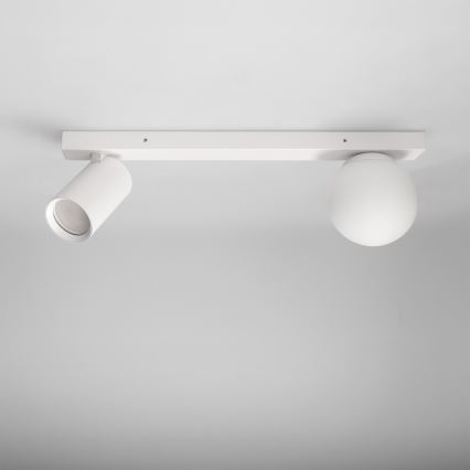 Brilagi - SELE BALL spotlight 1xGU10/30W/230V + 1xG9/10W white
