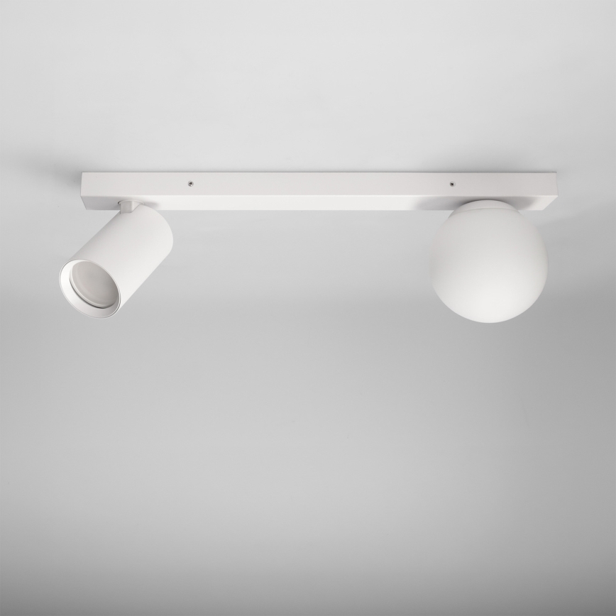 Brilagi - SELE BALL spotlight 1xGU10/30W/230V + 1xG9/10W white
