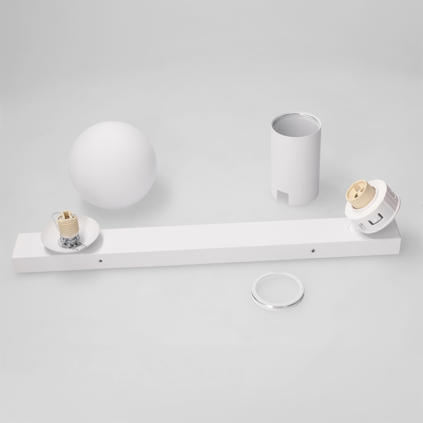 Brilagi - SELE BALL spotlight 1xGU10/30W/230V + 1xG9/10W white