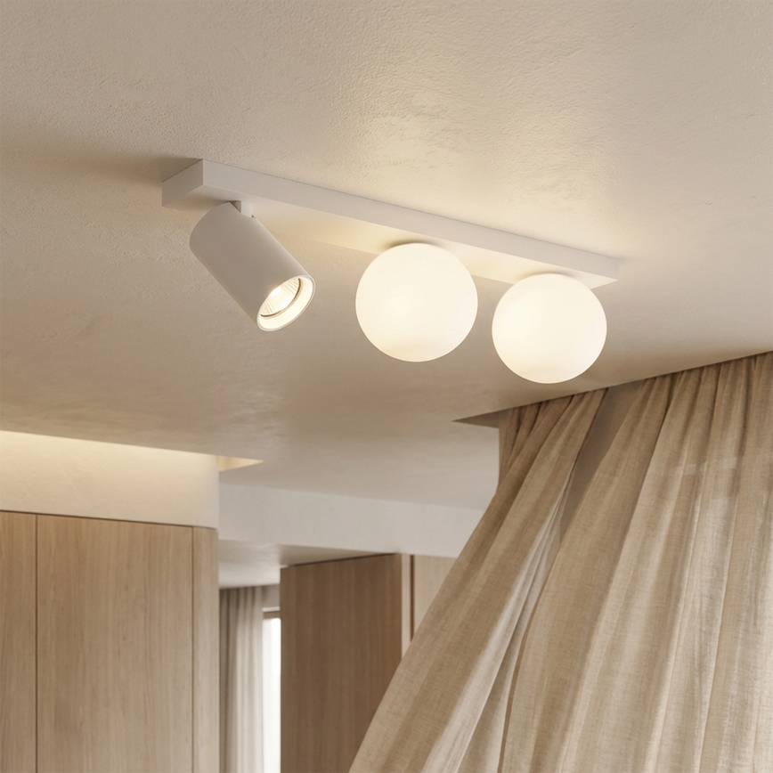 Brilagi - SELE BALL Spotlight 1xGU10/30W/230V + 2xG9/10W white
