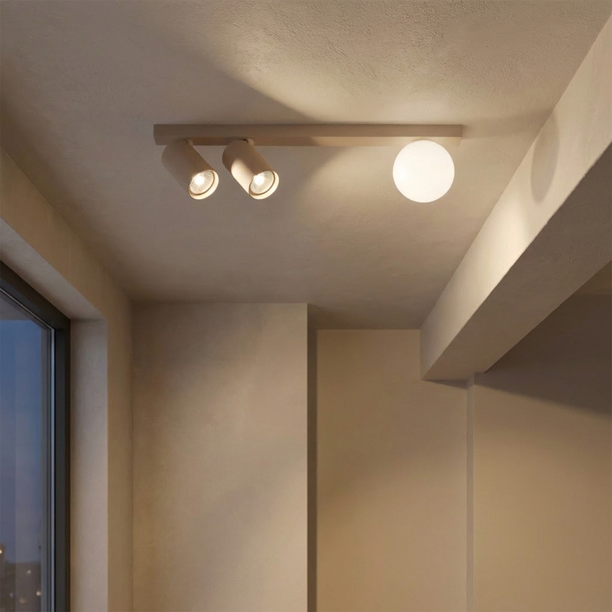 Brilagi - SELE BALL Spotlight 2x GU10/30W/230V + 1x G9/10W beige