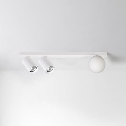 Brilagi - SELE BALL spotlight 2xGU10/30W/230V + 1xG9/10W white