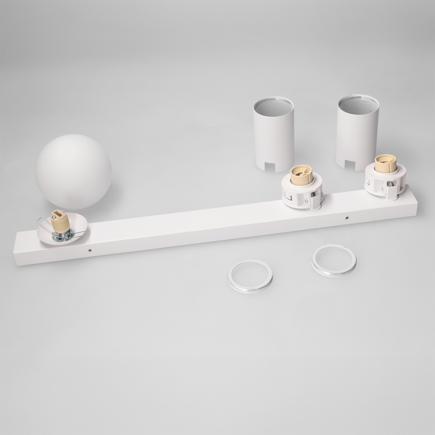 Brilagi - SELE BALL spotlight 2xGU10/30W/230V + 1xG9/10W white