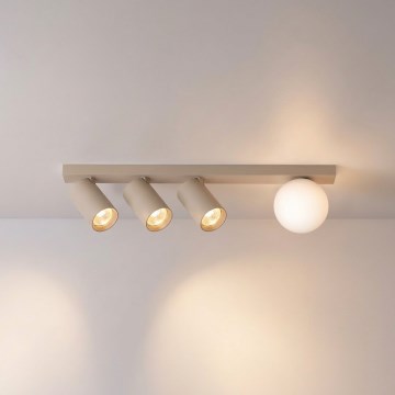 Brilagi - SELE BALL spotlight 3xGU10/30W/230V + 1xG9/10W beige