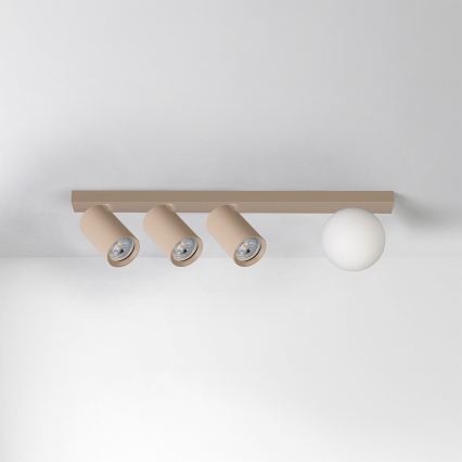 Brilagi - SELE BALL spotlight 3xGU10/30W/230V + 1xG9/10W beige