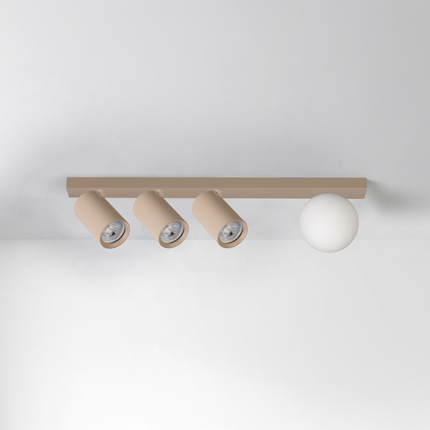 Brilagi - SELE BALL spotlight 3xGU10/30W/230V + 1xG9/10W beige