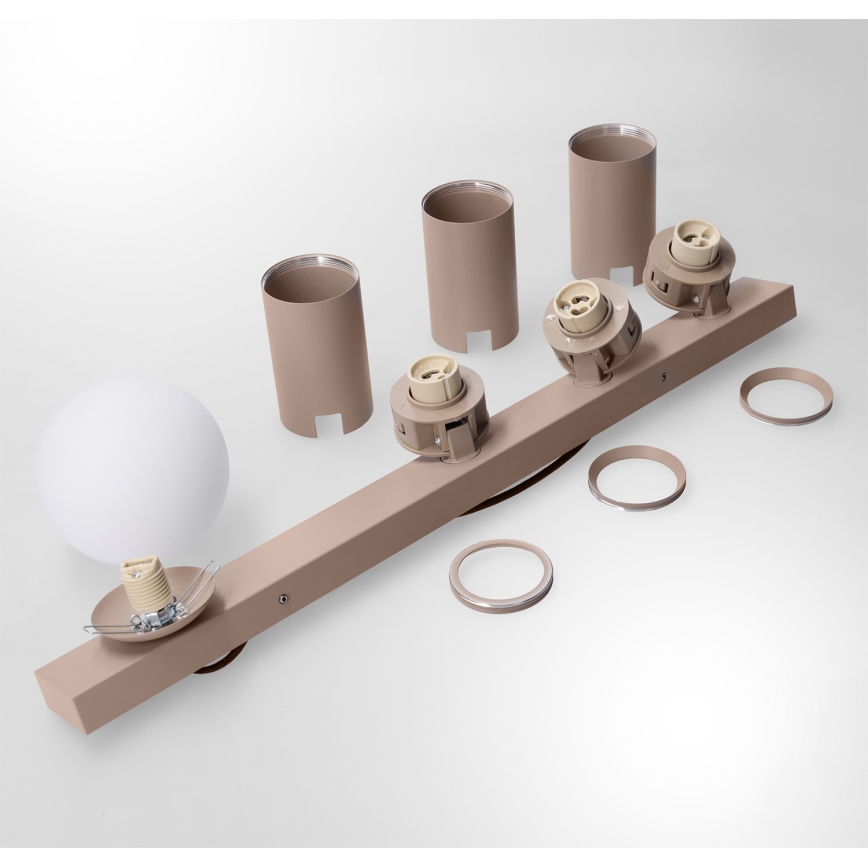 Brilagi - SELE BALL spotlight 3xGU10/30W/230V + 1xG9/10W beige