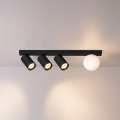 Brilagi - SELE BALL spotlight 3xGU10/30W/230V + 1xG9/10W black