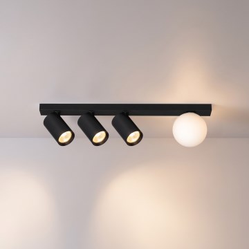 Brilagi - SELE BALL spotlight 3xGU10/30W/230V + 1xG9/10W black