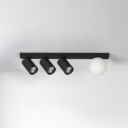 Brilagi - SELE BALL spotlight 3xGU10/30W/230V + 1xG9/10W black
