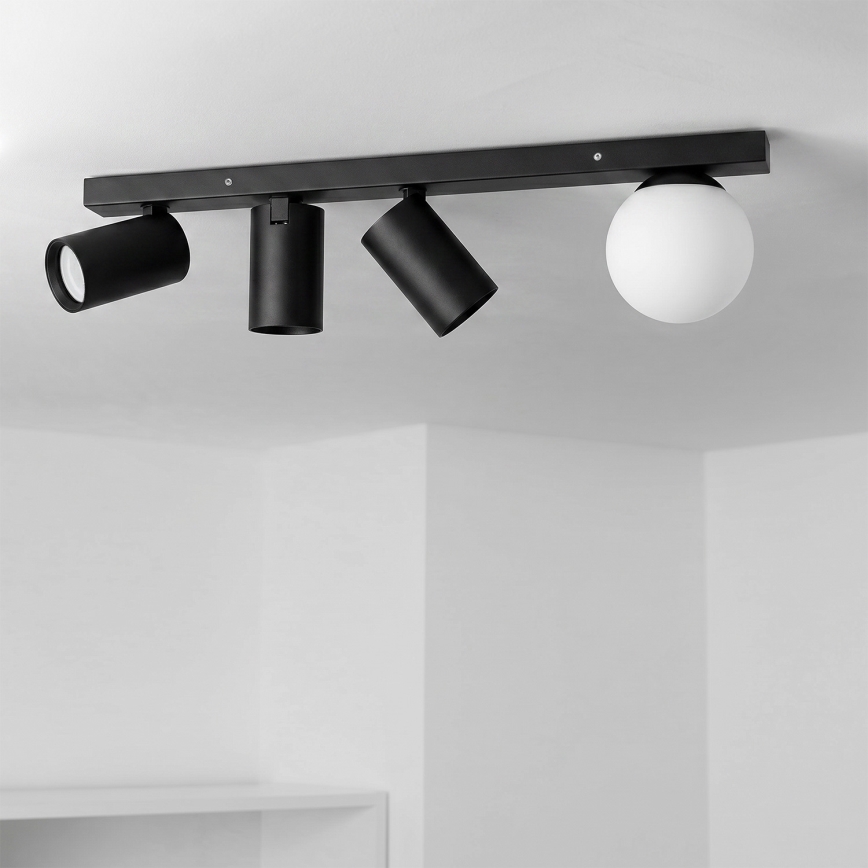 Brilagi - SELE BALL spotlight 3xGU10/30W/230V + 1xG9/10W black