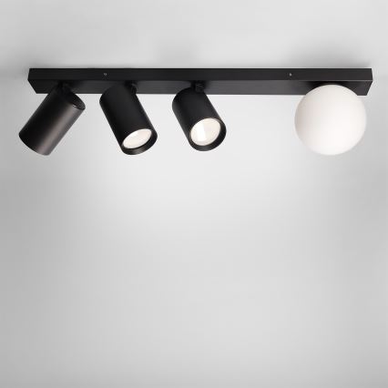 Brilagi - SELE BALL spotlight 3xGU10/30W/230V + 1xG9/10W black