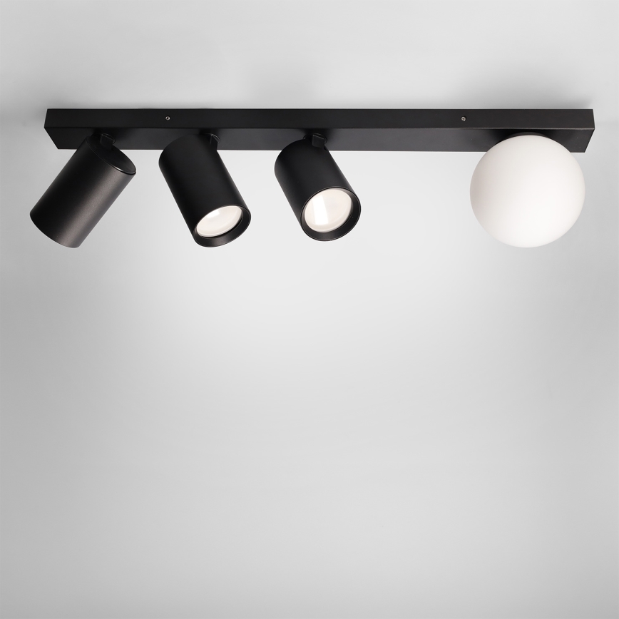 Brilagi - SELE BALL spotlight 3xGU10/30W/230V + 1xG9/10W black