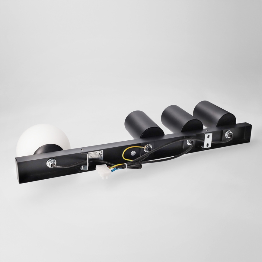 Brilagi - SELE BALL spotlight 3xGU10/30W/230V + 1xG9/10W black