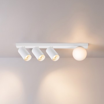 Brilagi - SELE BALL spotlight 3xGU10/30W/230V + 1xG9/10W white