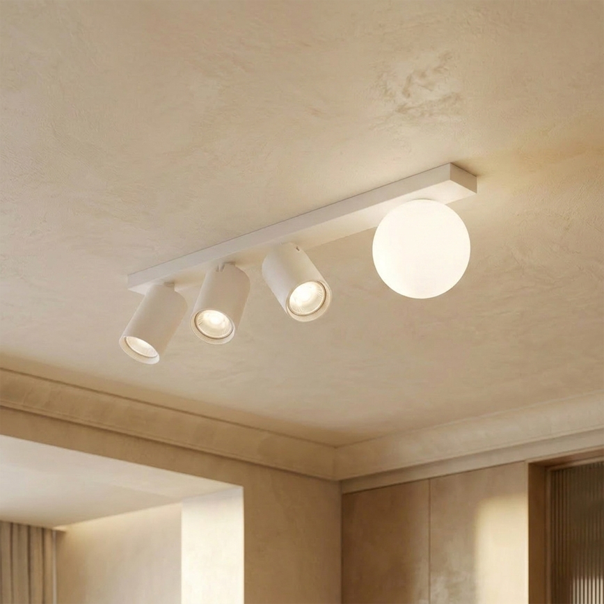 Brilagi - SELE BALL spotlight 3xGU10/30W/230V + 1xG9/10W white