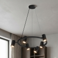 Brilagi - SELE Cable-hung pendant light 6xGU10/30W/230V Black