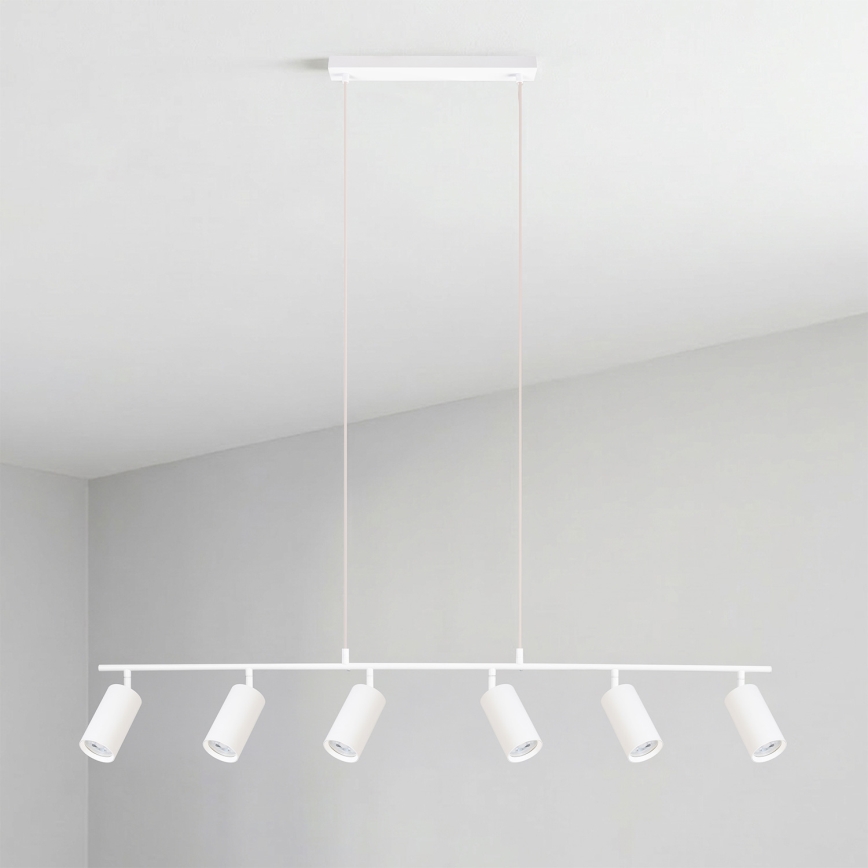 Brilagi - SELE Cable Pendant 6x GU10/30W/230V White