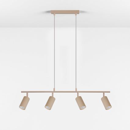 Brilagi - SELE Cable Pendant Lamp 4x GU10/30W/230V Beige