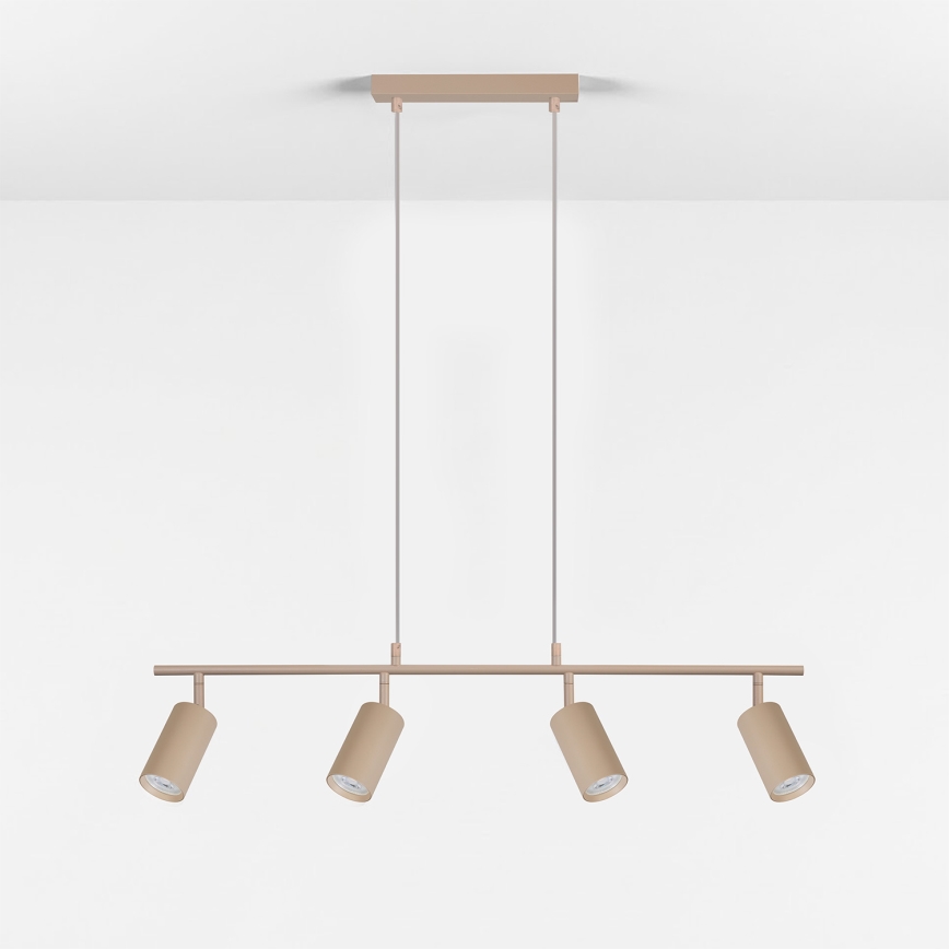 Brilagi - SELE Cable Pendant Lamp 4x GU10/30W/230V Beige