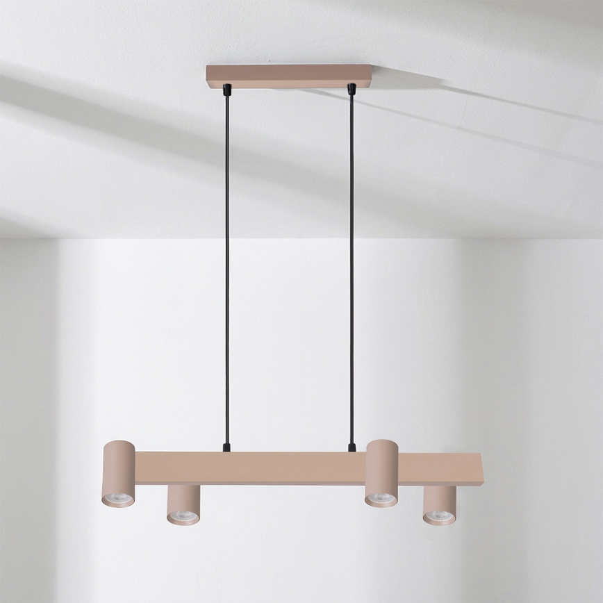 Brilagi - SELE Cable Pendant Light 4x GU10 / 30W / 230V, Beige
