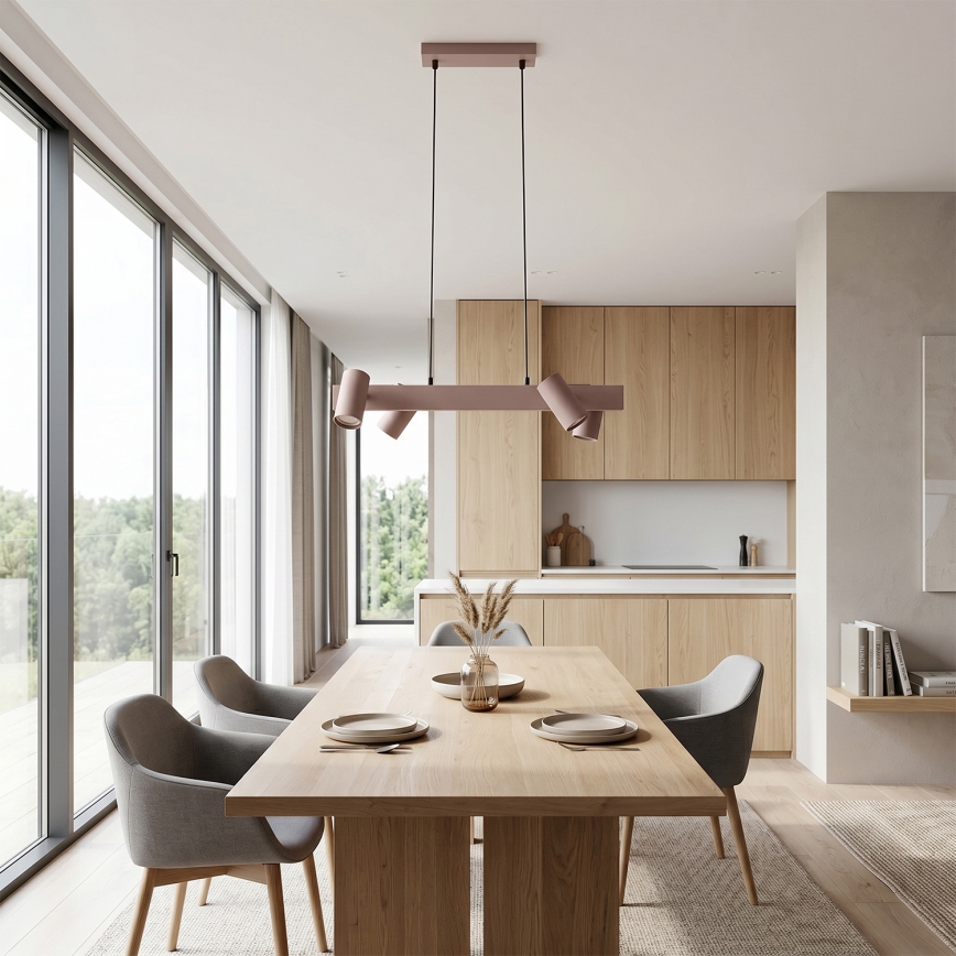Brilagi - SELE Cable Pendant Light 4x GU10 / 30W / 230V, Beige