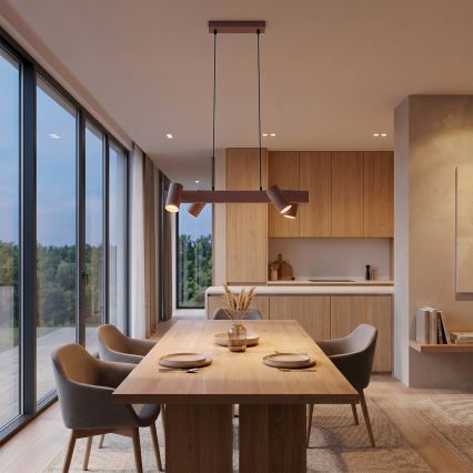 Brilagi - SELE Cable Pendant Light 4x GU10 / 30W / 230V, Beige