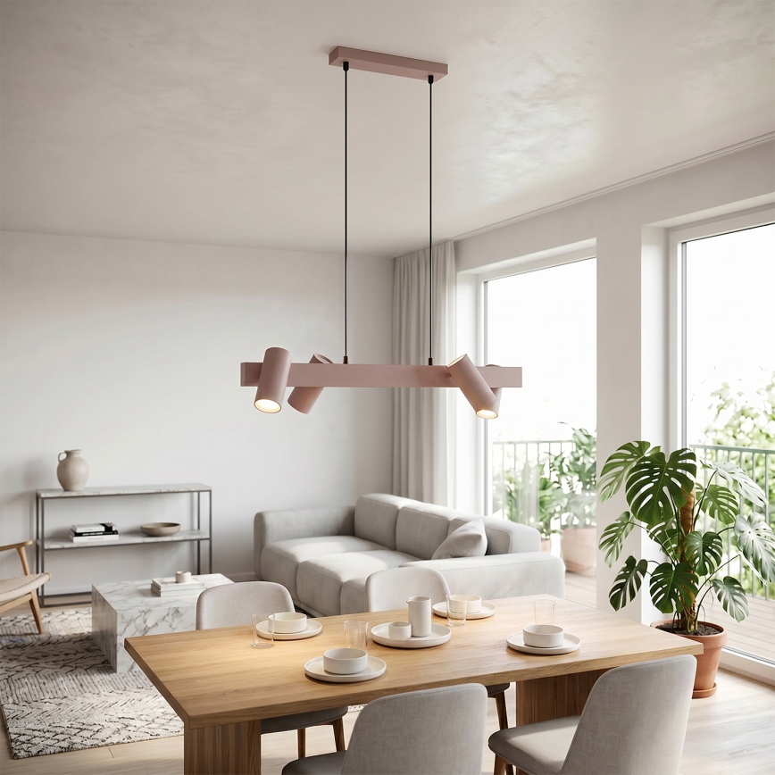 Brilagi - SELE Cable Pendant Light 4x GU10 / 30W / 230V, Beige
