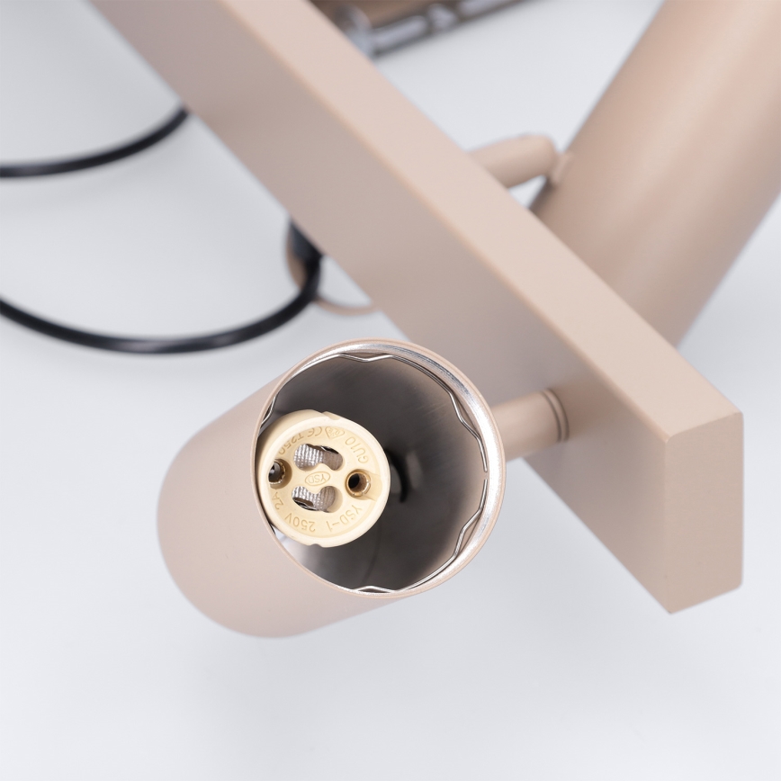Brilagi - SELE Cable Pendant Light 4x GU10 / 30W / 230V, Beige