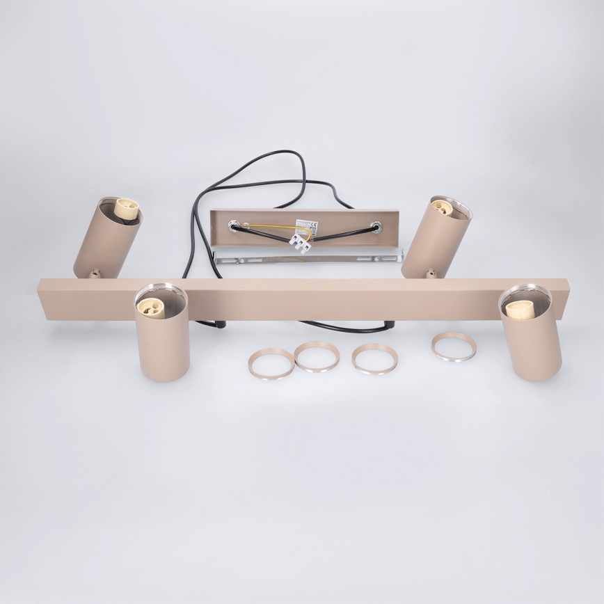 Brilagi - SELE Cable Pendant Light 4x GU10 / 30W / 230V, Beige
