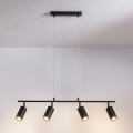 Brilagi - SELE Cable Pendant Light 4xGU10/30W/230V Black