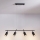 Brilagi - SELE Cable Pendant Light 4xGU10/30W/230V Black