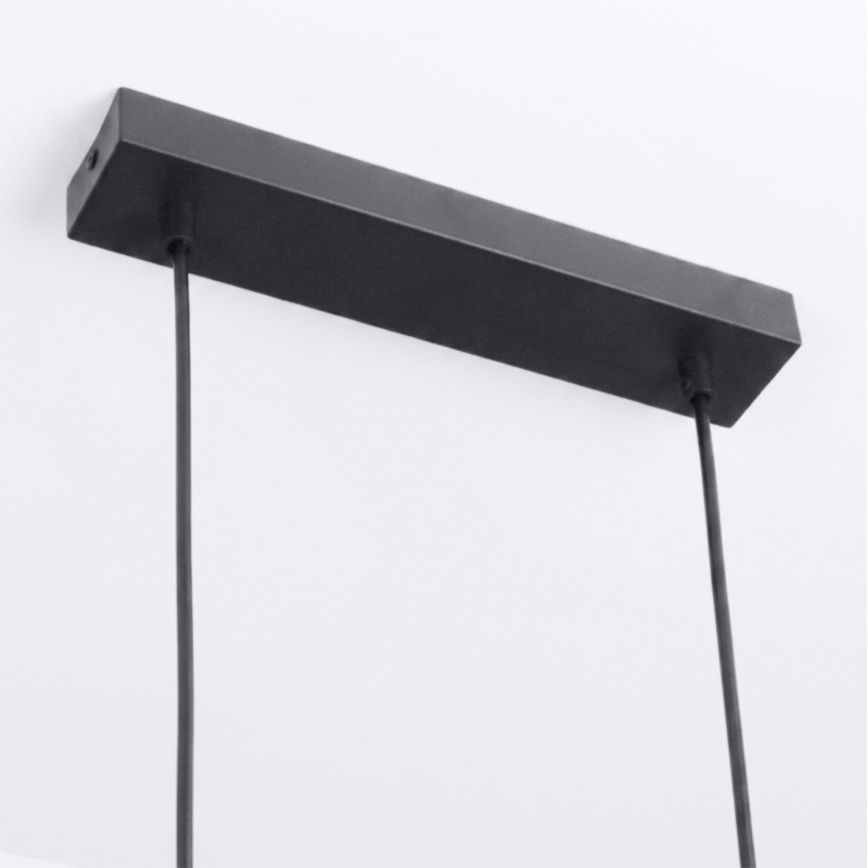 Brilagi - SELE Cable Pendant Light 4xGU10/30W/230V Black