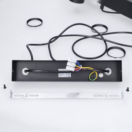 Brilagi - SELE Cable Pendant Light 4xGU10/30W/230V Black
