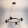 Brilagi - SELE Cable Pendant Light 4xGU10/30W/230V Black