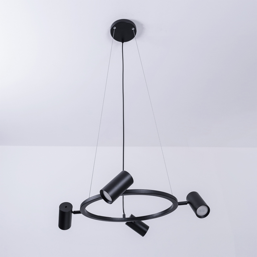 BRILAGI - SELE Cable Pendant Light 4xGU10/30W/230V Black