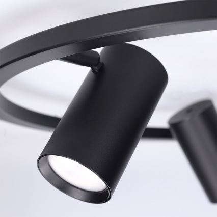 BRILAGI - SELE Cable Pendant Light 4xGU10/30W/230V Black