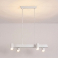 Brilagi - SELE cable pendant light 4xGU10/30W/230V white