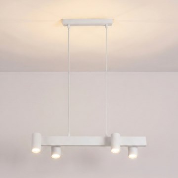 Brilagi - SELE cable pendant light 4xGU10/30W/230V white