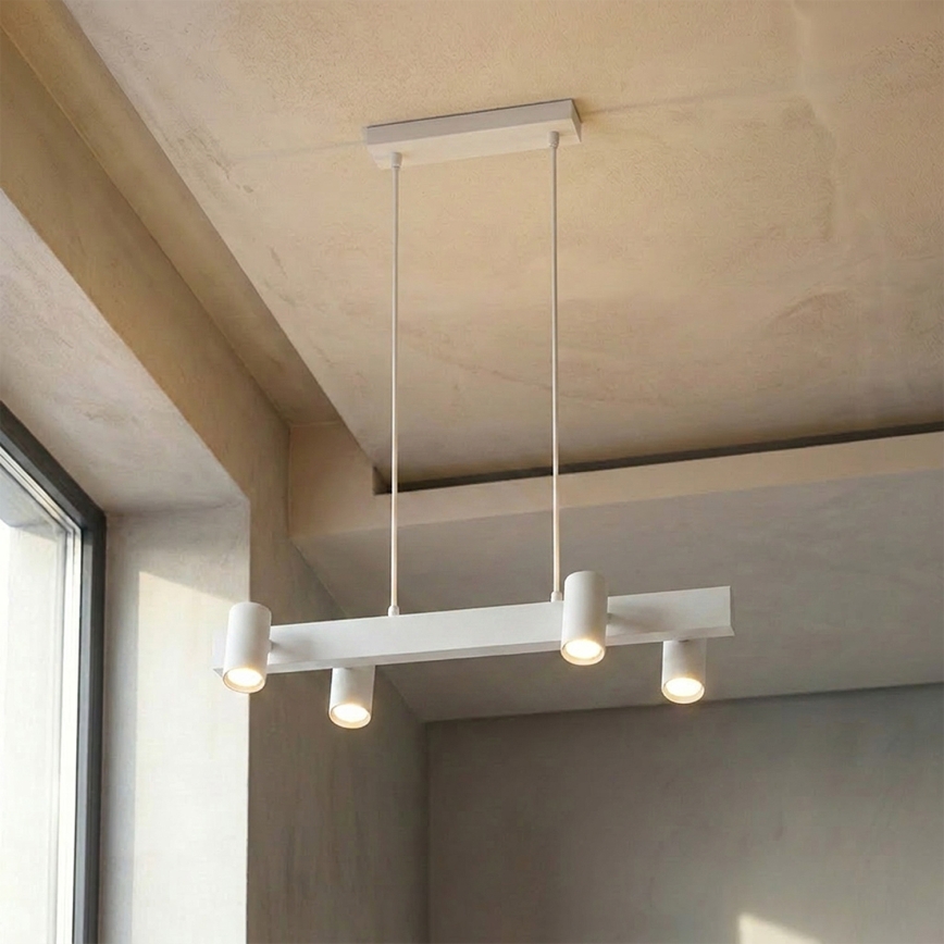 Brilagi - SELE cable pendant light 4xGU10/30W/230V white