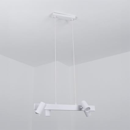 Brilagi - SELE cable pendant light 4xGU10/30W/230V white