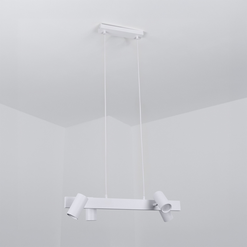 Brilagi - SELE cable pendant light 4xGU10/30W/230V white