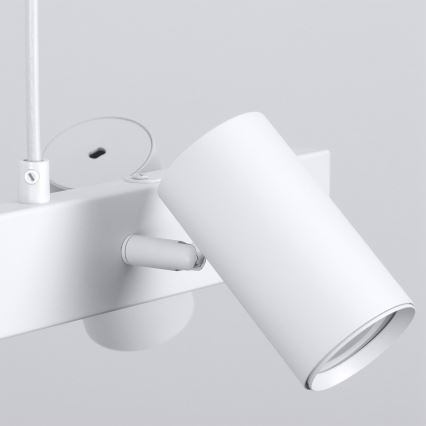 Brilagi - SELE cable pendant light 4xGU10/30W/230V white